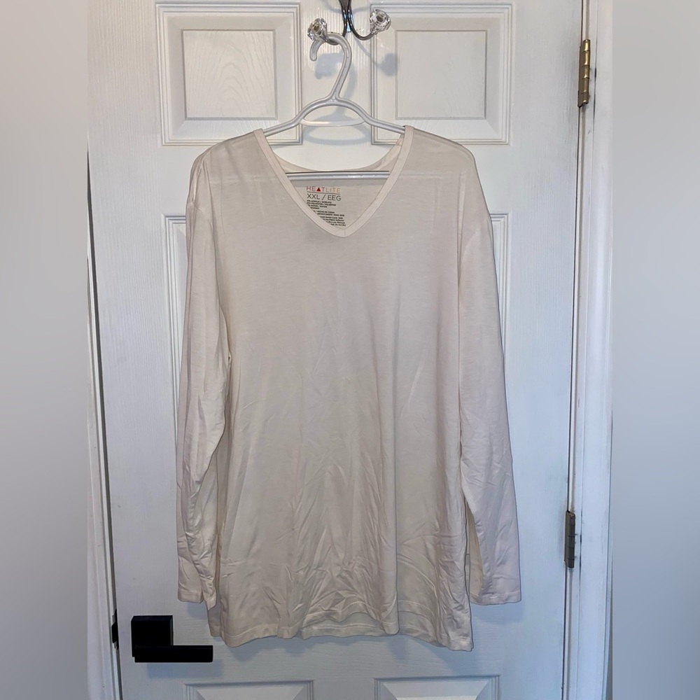 Heat Lite White Long Sleeve Shirt